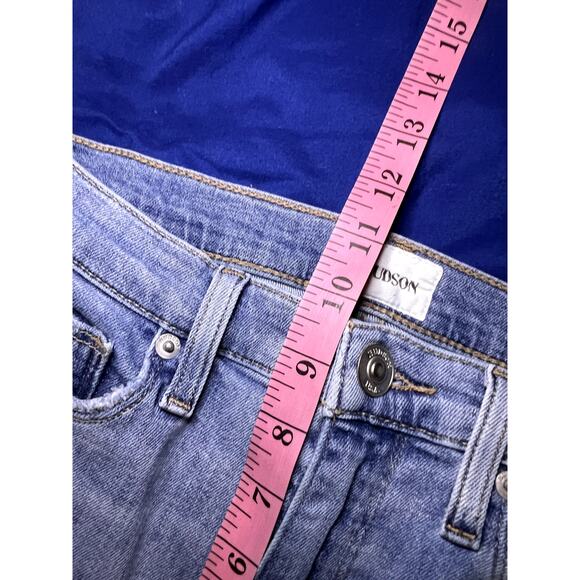 Hudson Blair high rise bootcut crop jeans womens 26 normcore casual everyday - Picture 6 of 8